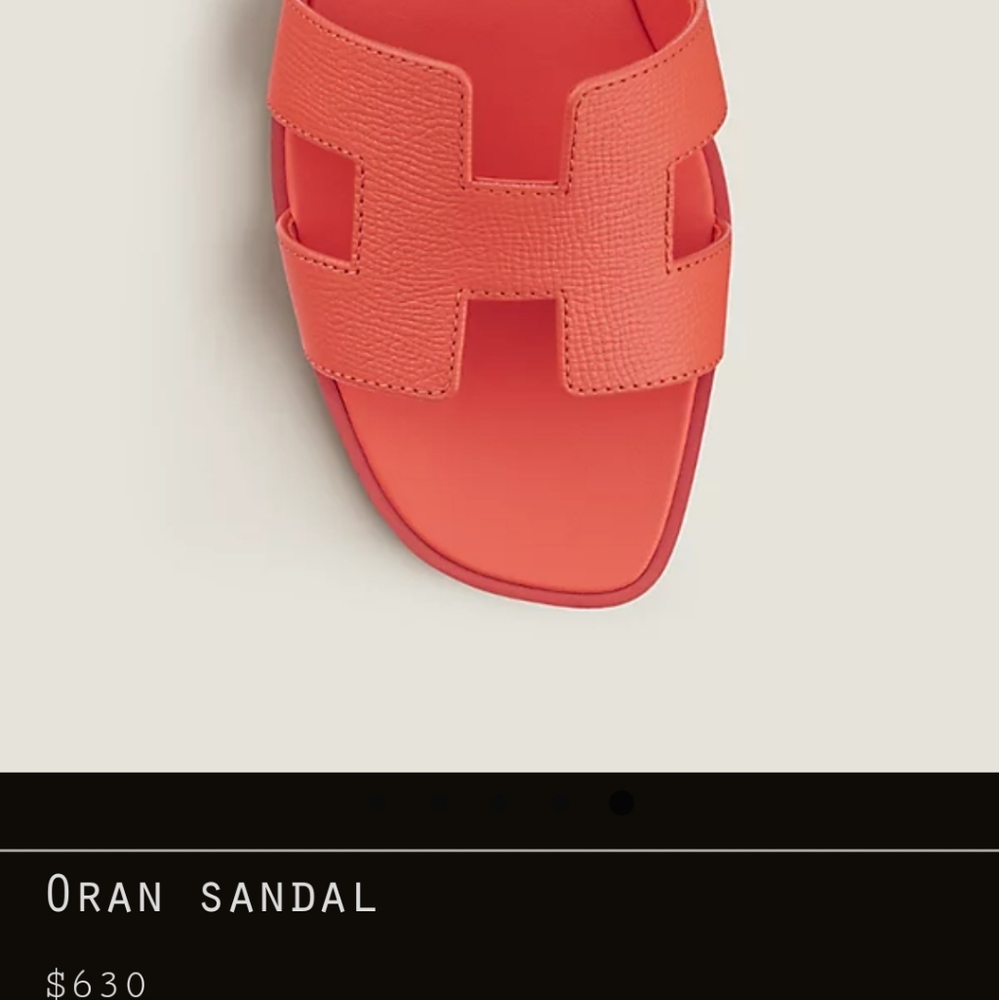 Hermes Oran Sandals